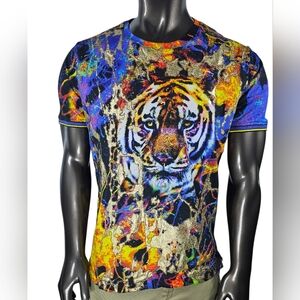 Robert Graham Limited Edition Tiger Graphic Tee